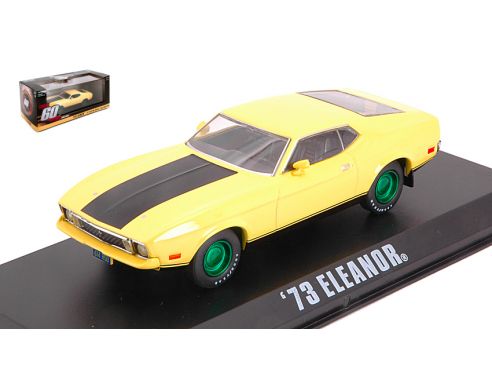 Greenlight GREEN86412B FORD MUSTANG MACH 1 1973 ELEANOR GONE IN 60 SECONDS GREEN WHEELS 1:43 Modellino