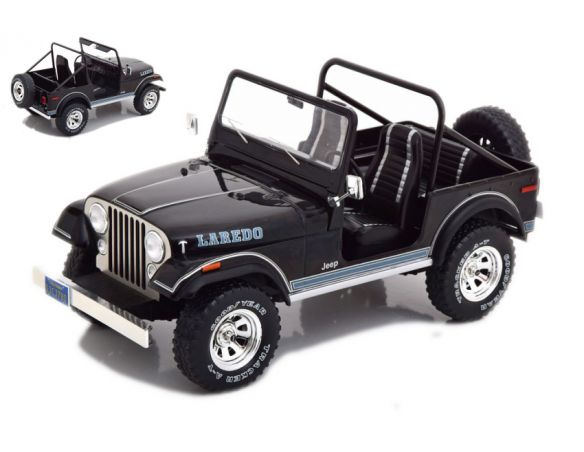 MODELCARGROUP MCG18108 JEEP CJ-7 LAREDO BLACK 1:18 Modellino