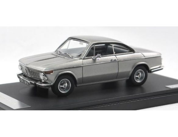Matrix MX30202-012 BMW 1602 BAUER COUPE 1967 SILVER 1:43 Modellino