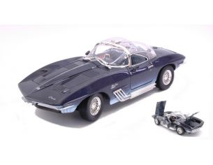 Motormax MTM73102B CORVETTE MAKO SHARK 1961 WITH BUBBLE TOP 1:18 Modellino
