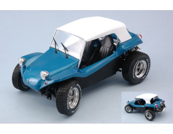 Solido SL1802701 MANX MEYERS BUGGY 1968 SOFT ROOF BLUE 1:18 Modellino