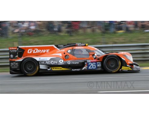 Spark Model S18399 ORECA 07 N.26 DSQ LM 2018 RUSINOV-PIZZITOLA-VERGNE 1:18 Modellino
