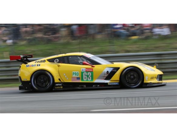 Spark Model S18402 CHEVROLET CORVETTE C7 R N.63 18th LM 2018 MAGNUSSEN-GARCIA-ROCKENFELLER Modellino