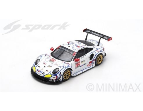 Spark Model S5849 PORSCHE 911 RSR N.912 PETIT LE MANS 2018 BAMBER-VANTHOOR-JAMINET 1:43 Modellino