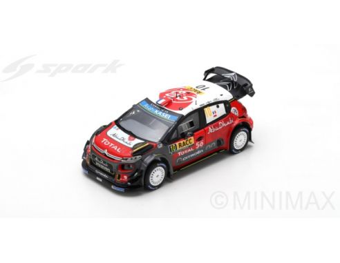 Spark Model S5973 CITROEN C3 N.10 WINNER CATALUNYA 2018 S.LOEB-D.ELENA 1:43 Modellino