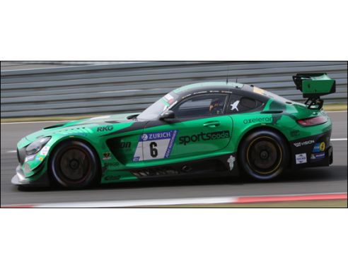 Spark Model SG404 MERCEDES GT3 N.6 5th 24 H NURBURGRING 2018 HAUPT-BASTIAN-JOHANSSON-PIANA Modellino