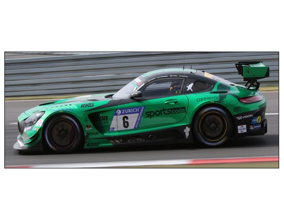 Spark Model SG404 MERCEDES GT3 N.6 5th 24 H NURBURGRING 2018 HAUPT-BASTIAN-JOHANSSON-PIANA Modellino