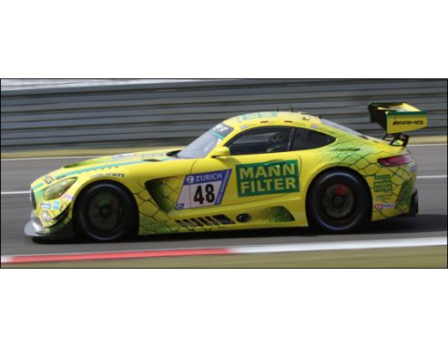 Spark Model SG412 MERCEDES GT3 N.48 24 H NURBURGRING 2018 GOTZ-VAN DER ZANDE-HOHENADEL-D. Modellino