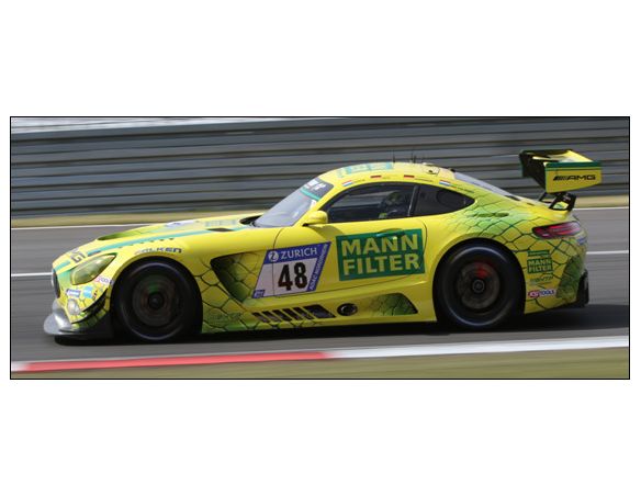 Spark Model SG412 MERCEDES GT3 N.48 24 H NURBURGRING 2018 GOTZ-VAN DER ZANDE-HOHENADEL-D. Modellino