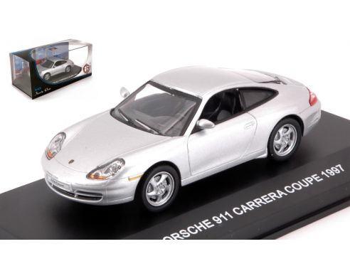 Edison Giocattoli EDS898221AA PORSCHE 911 CARRERA COUPE 1997 SILVER 1:43 Modellino