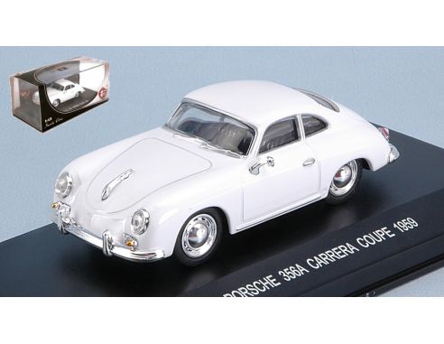 Edison Giocattoli EDS898221AB PORSCHE 356A CARRERA COUPE 1959 WHITE 1:43 Modellino