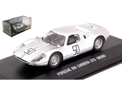 Edison Giocattoli EDS898221AD PORSCHE 904 CARRERA GTS N.50 1963/64 SILVER 1:43 Modellino