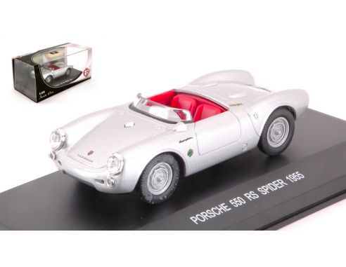 Edison Giocattoli EDS898221AE PORSCHE 550 RS SPIDER 1955 SILVER 1:43 Modellino