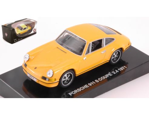 Edison Giocattoli EDS898221B PORSCHE 911 S COUPE 2.4 1971 YELLOW 1:43 Modellino