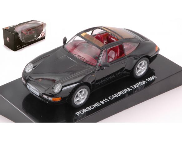 Edison Giocattoli EDS898221C PORSCHE 911 CARRERA TARGA 1995 BLACK 1:43 Modellino
