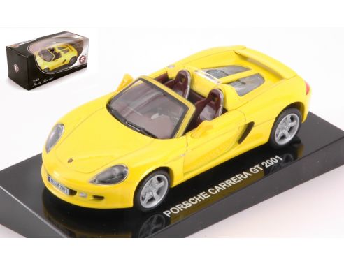 Edison Giocattoli EDS898221D PORSCHE CARRERA GT 2001 YELLOW 1:43 Modellino
