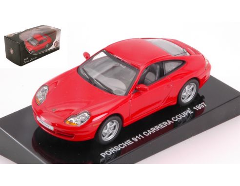 Edison Giocattoli EDS898221J PORSCHE 911 CARRERA COUPE 1997 RED 1:43 Modellino
