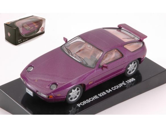 Edison Giocattoli EDS898221N PORSCHE 928 S4 COUPE 1986 VIOLET 1:43 Modellino