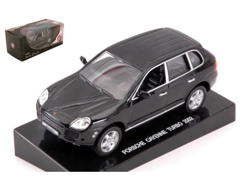 Edison Giocattoli EDS898221Q PORSCHE CAYENNE TURBO 2002 BLACK 1:43 Modellino