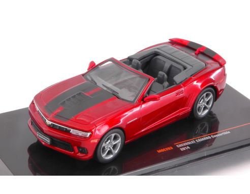 Ixo model MOC203 CHEVROLET CAMARO CONVERTIBLE 2014 MET.DARK RED 1:43 Modellino