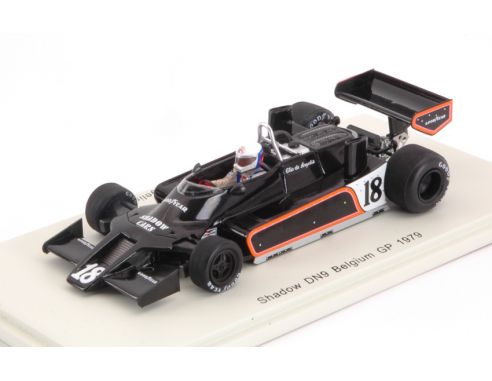 Spark Model S7372 SHADOW DN9 ELIO DE ANGELIS 1979 N.18 DNF BELGIUM GP 1:43 Modellino