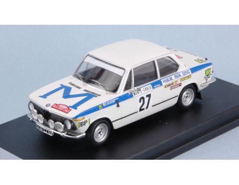 Trofeu TFRRFR04 BMW 2002 TI N.27 RALLY MONTE CARLO 1973 CHASSEUIL-BARON 1:43 Modellino