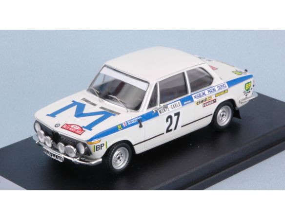 Trofeu TFRRFR04 BMW 2002 TI N.27 RALLY MONTE CARLO 1973 CHASSEUIL-BARON 1:43 Modellino