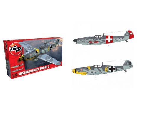 Airfix AX02029A MESSERSCHMITT BF109G-6 KIT 1:72 Modellino