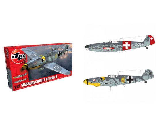 Airfix AX02029A MESSERSCHMITT BF109G-6 KIT 1:72 Modellino