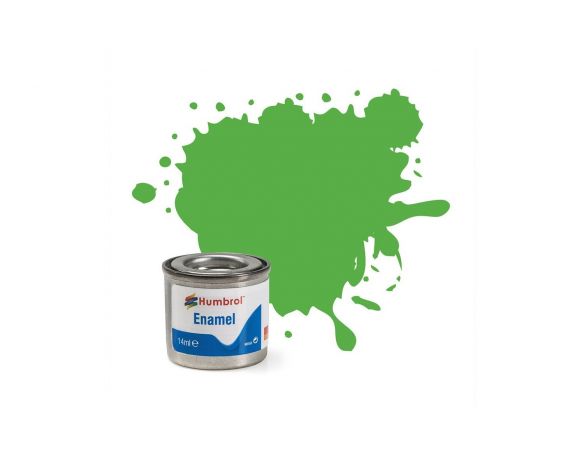 Humbrol HB0037 BRIGHT GREEN MATT 14 ml Pz.6 Modellino