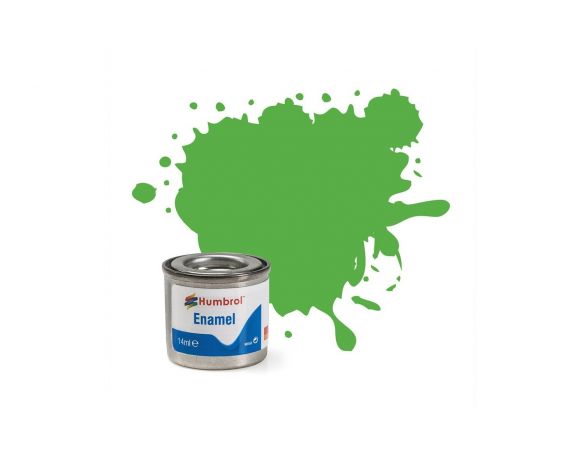 Humbrol HB0037 BRIGHT GREEN MATT 14 ml Pz.6 Modellino