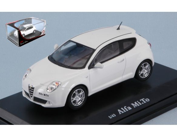 Edison Giocattoli EDS807221A ALFA MI.TO WHITE 1:43 Modellino