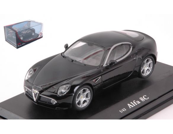 Edison Giocattoli EDS807221C ALFA 8C BLACK 1:43 Modellino
