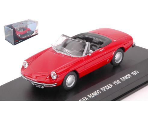 Edison Giocattoli EDS807221D ALFA ROMEO SPIDER 1300 JUNIOR 1970 RED 1:43 Modellino