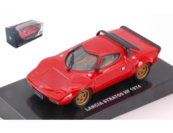 Edison Giocattoli EDS807221L LANCIA STRATOS HF 1974 RED 1:43 Modellino