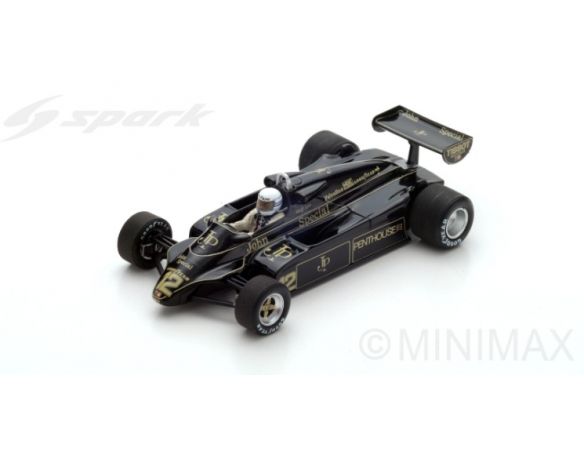 Spark Model S5354 LOTUS 91 G.LEES 1982 N.12 12th FRENCH GP 1:43 Modellino