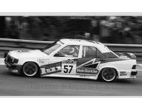 Ixo model GTM123 MERCEDES 190E 2.3-16V, N.57 WTCC 1987 OBERNDORFER-KLAMMER-JOHN 1:43 Modellino