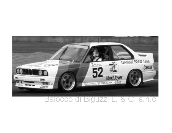 Ixo model GTM131 BMW M3 E30 N.52 WTCC 1988  LAFFITE-VOGT 1:43 Modellino