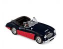 Norev NV070014 AUSTIN HEALEY 3000 MK3 1964 BLACK & RED SIDES 1:43 Modellino