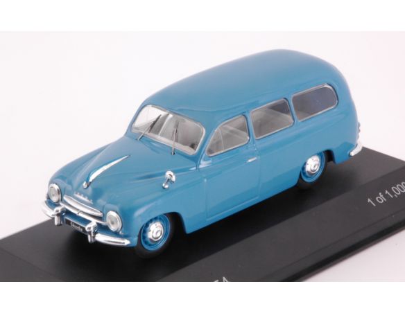 White Box WB283 SKODA 1201 KOMBI 1954 BLUE 1:43 Modellino