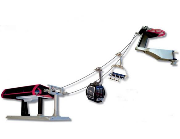 J-Collection JC84391 FUNIVIA C/MOTORE + ACCESSORI 1:32 Modellino