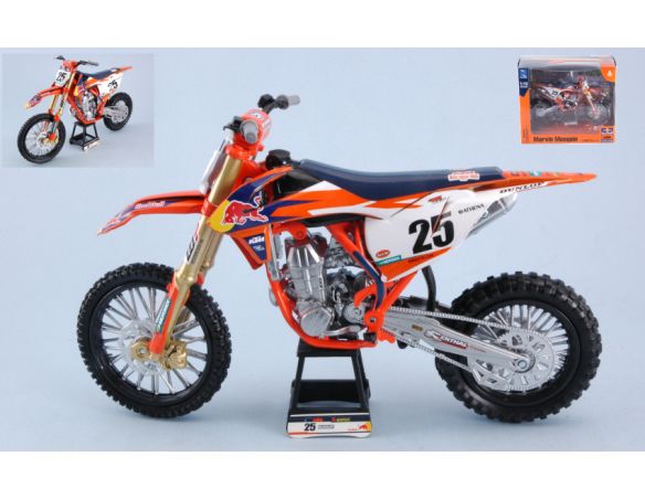 New Ray NY57963 KTM 450SX-F RED BULL N.25 MARVIN MUSQUIN 2018 1:10 Modellino