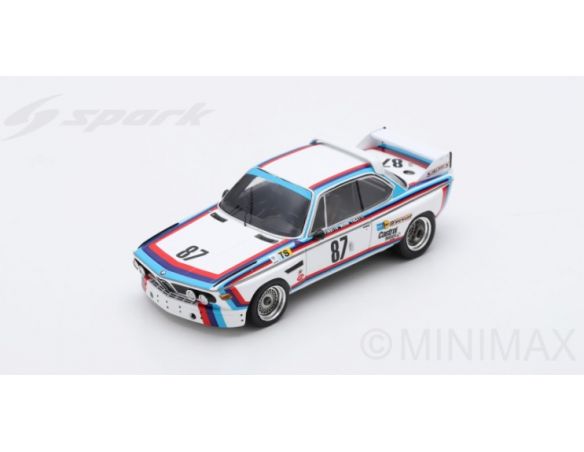 Spark Model S1566 BMW 3.0 CSL N.87 DNF LM 1974 M.FINOTTO-C.FACETTI-M.MOHR 1:43 Modellino