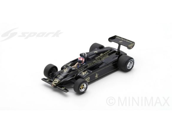 Spark Model S5353 LOTUS 91 NIGELL MANSELL 1982 N.12 3rd BRAZIL GP 1:43 Modellino