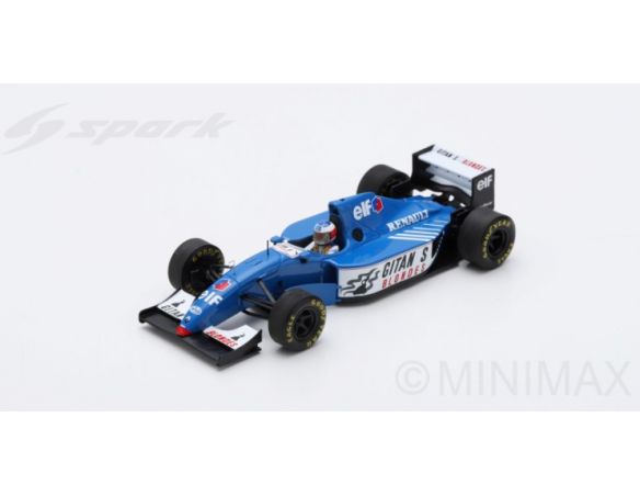 Spark Model S7406 LIGIER JS39B TEST ESTORIL 1994 MICHAEL SCHUMACHER 1:43 Modellino