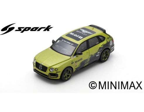 Spark Model S7798 BENTLEY BENTAYGA PIKES PEAK 2018 RECORD TIME RHYS MILLEN 1:43 Modellino