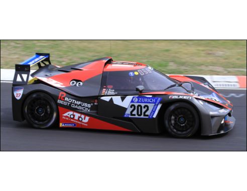Spark Model SG415 KTM X-BOW GT4 N.202 WINNER CUP-X CLASS 24 H NURBURGRING 2018 STUCK-ST. Modellino