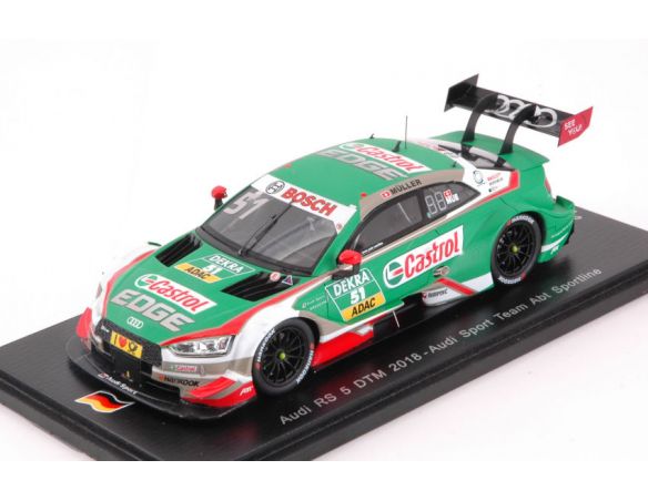 Spark Model SG434 AUDI RS 5 N.51 DTM 2018 NICO MULLER 1:43 Modellino