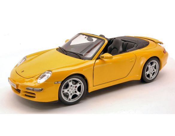 Maisto MI31126Y PORSCHE 911 CARRERA S CABRIO YELLOW 1:18 Modellino