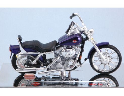Maisto MI15967P HARLEY DAVIDSON FXDWG DYNA WIDE GLIDE 2001 1:18 Modellino